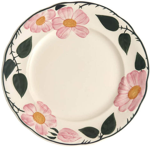 Villeroy und Boch Wildrose Frühstücksteller, 21 cm, Premium Porzellan, Weiß/Bunt